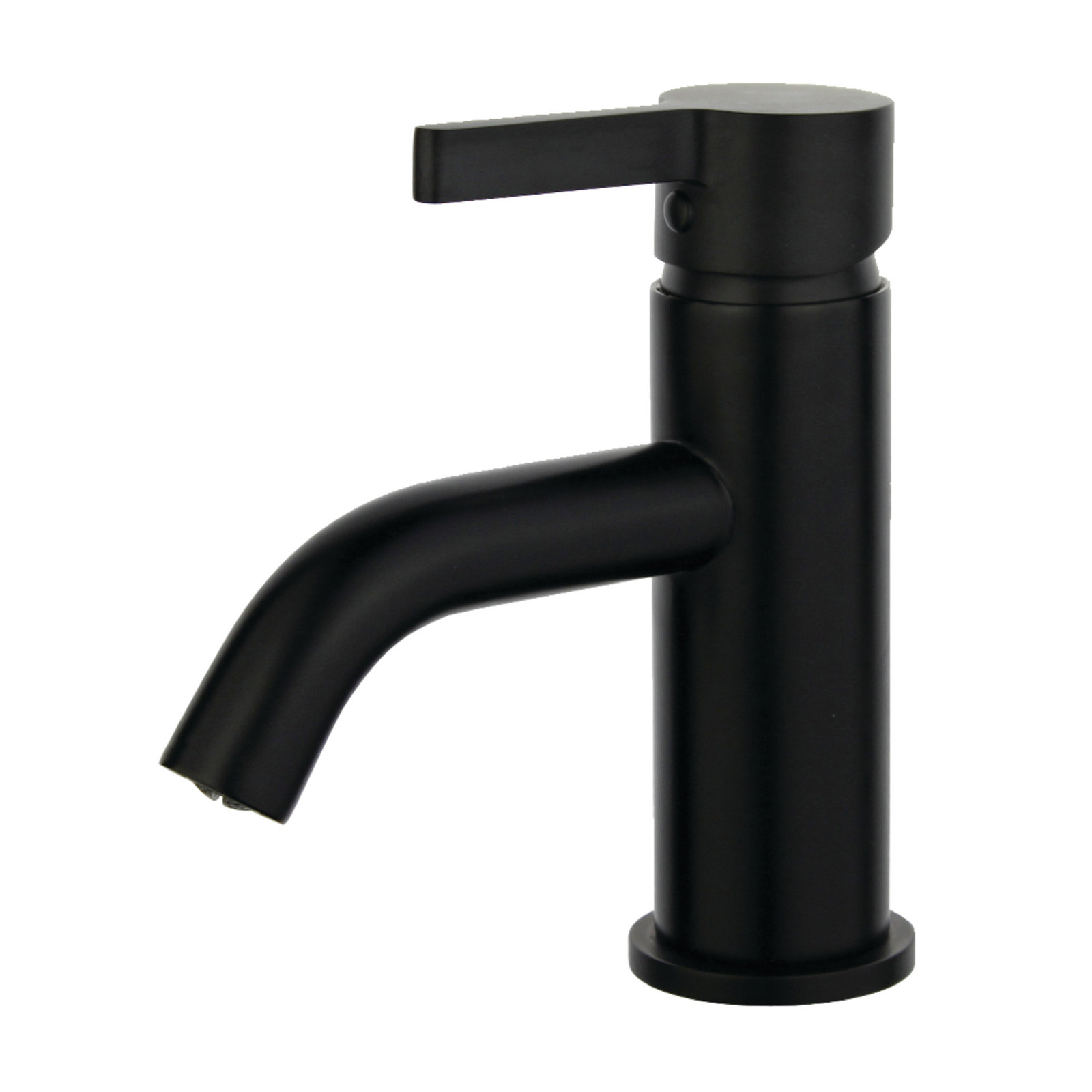 Continental Single-Hole Faucet with Pop-Up Drain, Matte Black