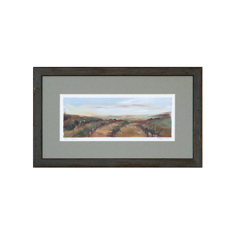 Open Vineyard - Peinture encadrée