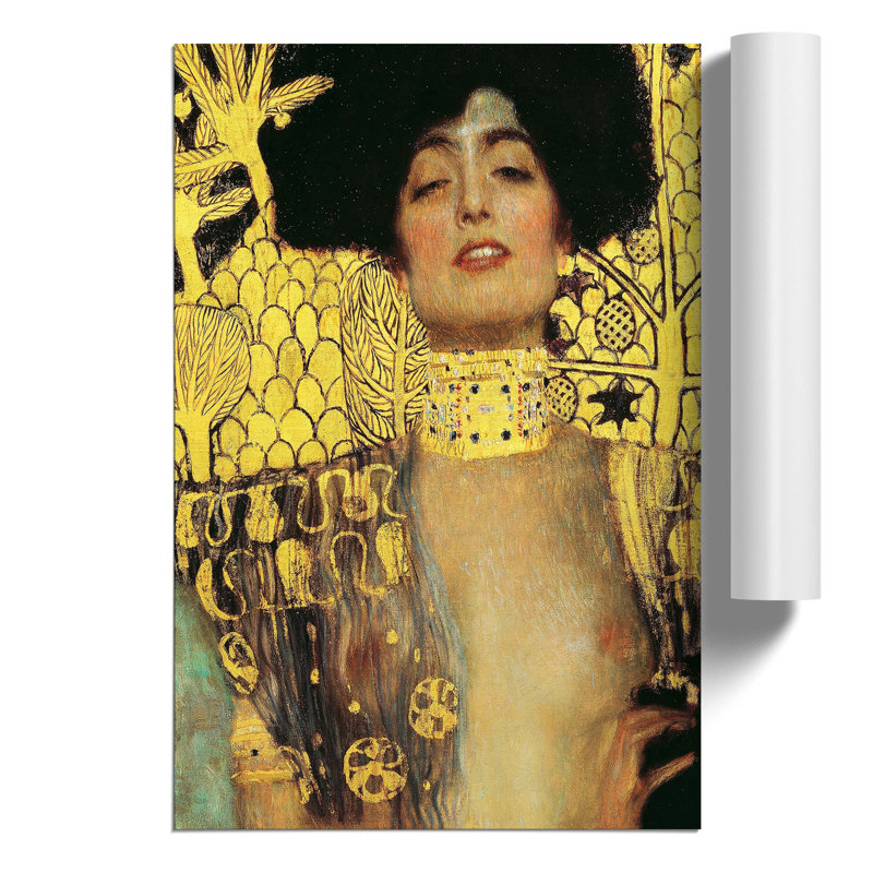 Judith by Gustav Klimt - Frameless Print, 42cm H x 30cm W x 0.1cm D