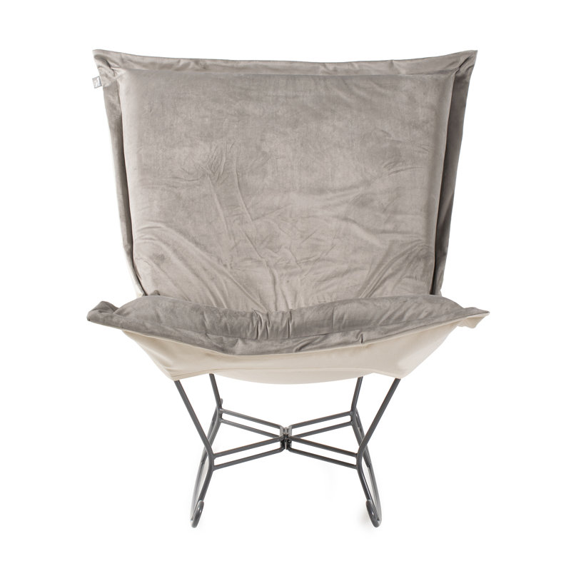 Scroll Puff Rocker Bella Ash Titanium Frame