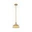 Cidalino - Mini-luminaire suspendu 1 lumière avec abat-jour tressé - Abat-jour-276928183-276928161