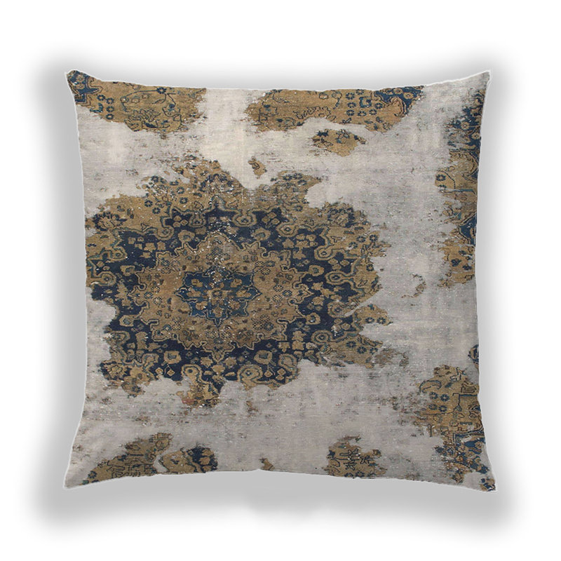 Coussin décoratif abstrait 1126, Microsuède