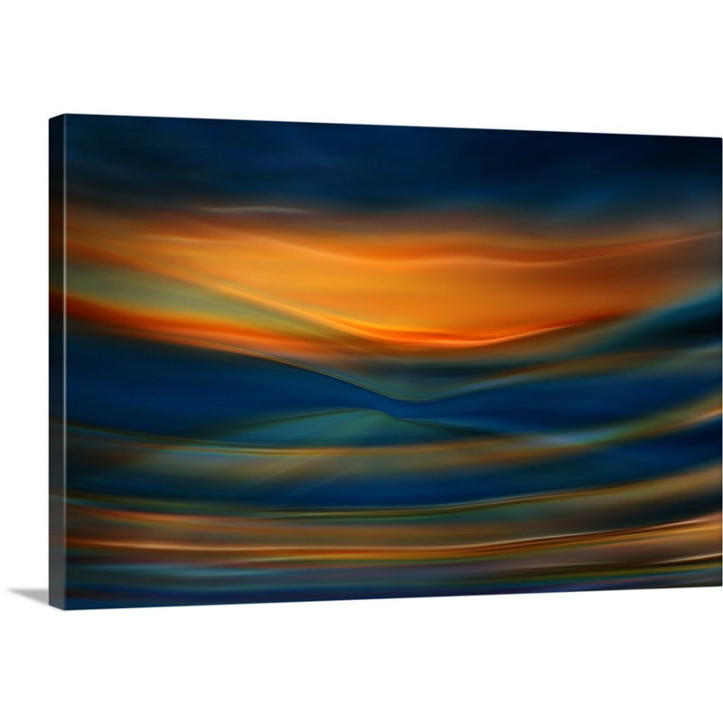 «Confluence» par Ursula Abresch, reproduction d'art graphique sur toile, H 20 po x l 30 po x P 1,5 po
