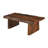 51" Dark Brown Solid Wood Sled Coffee Table
