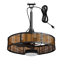 Ventilateur de plafond d'extérieur enfichable 20 po avec lumière DEL et télécommande Boho