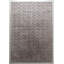 Tapis gris abstrait à poils longs