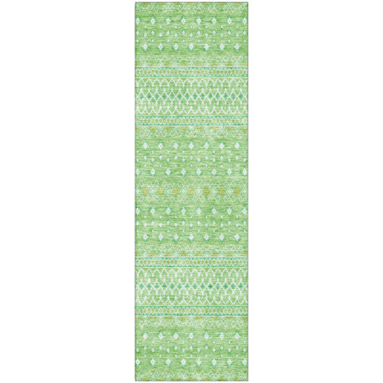 Premium Machine Washable Prisco Aloe Rug