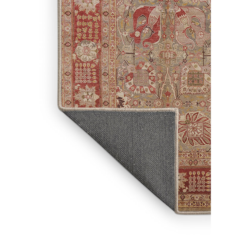 Tapis oriental cuivre / rose, Rectangle 4 pi x 6 pi