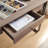 Thimothy Computer Desk Writing Desk with One Drawer Metal Legs and USB Outlet Port-1035027763