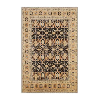 Tapis oriental beige / noir Scalli