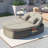 Chaise Lounge with Cushions and Pillows-1752027664