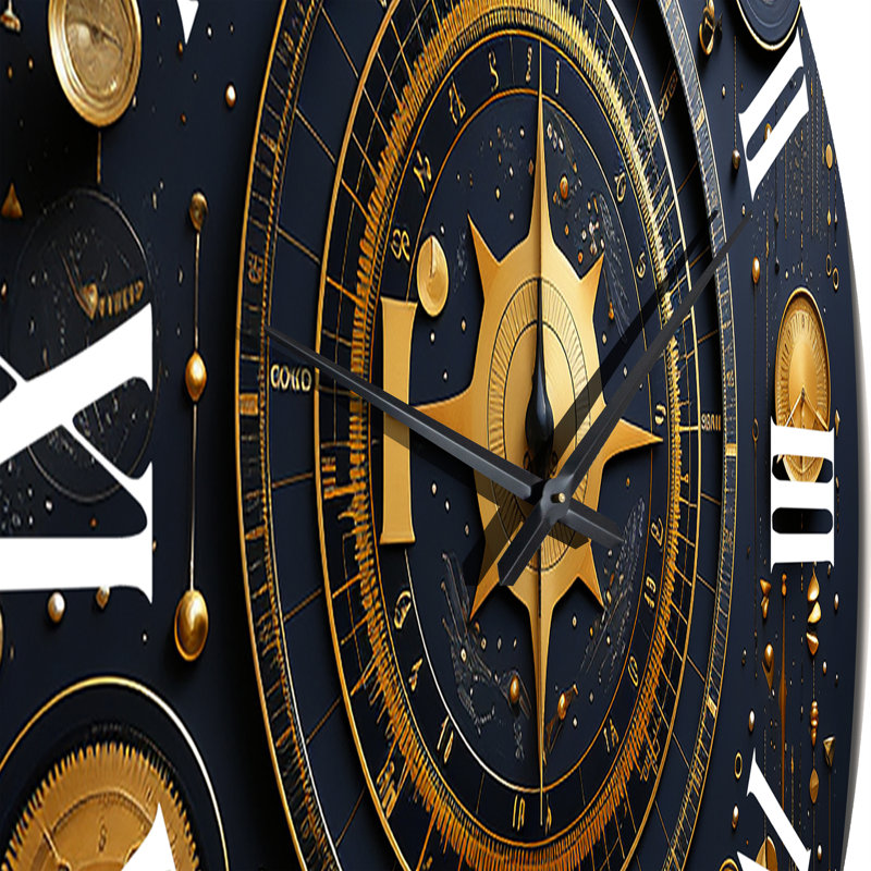 Horloge murale en métal, Médium