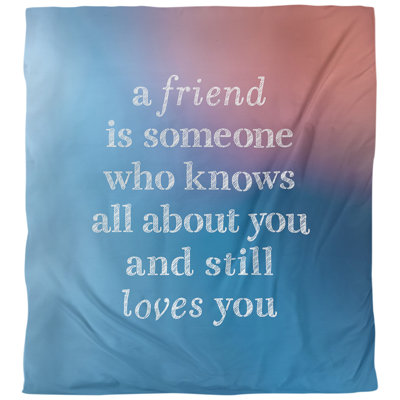 Housse de couette Love and Friendship Quote