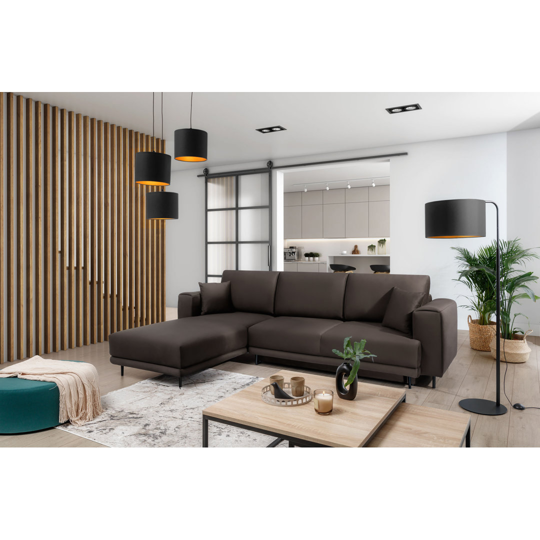 Ecksofa Aecca mit Bettfunktion