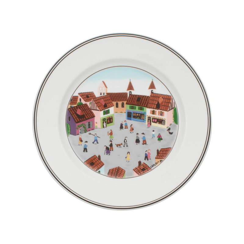 Assiette plate Villeroy & Boch Design Naif 10,75 "- Old Village Square