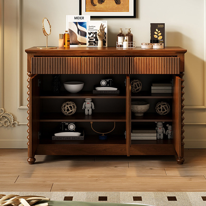 Medieval-style multi-functional storage cabinet