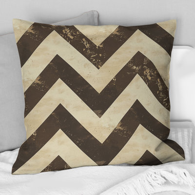 Chevron Delight I - Glam Throw Pillow