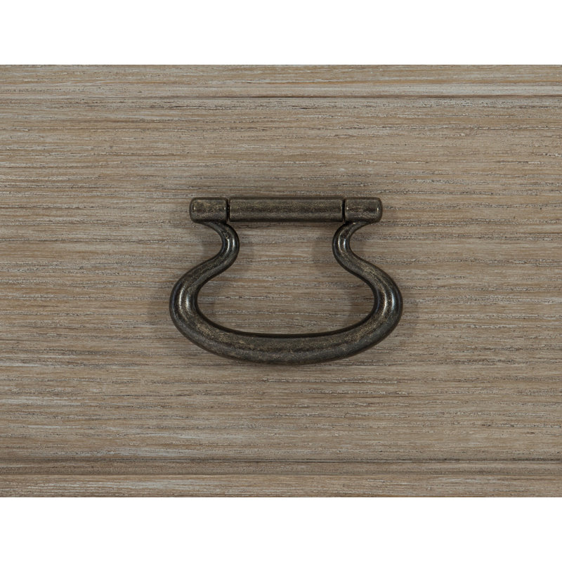 Santa Barbara Transitional Mirrored 4-Drawer Buffet in Sandstone