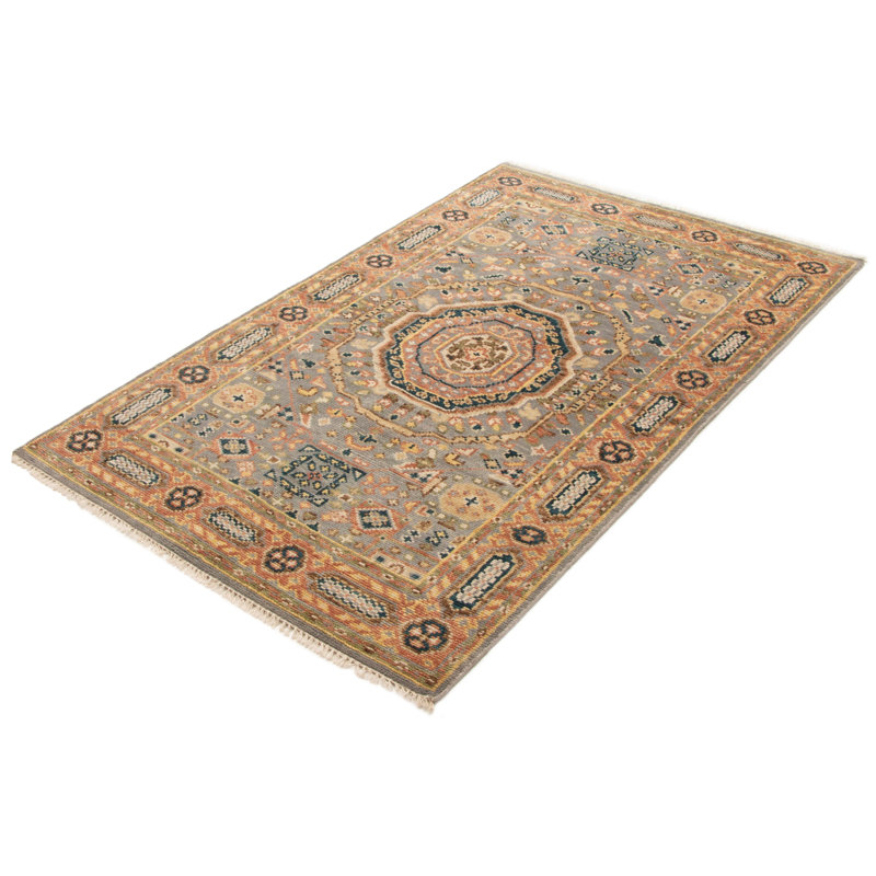 Tapis gris Jules Serapi 5 pi 1 po x 7 pi 11 po
