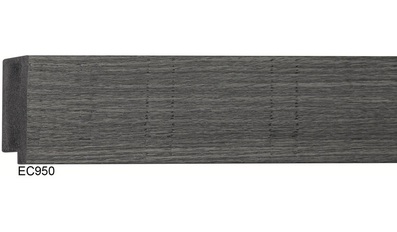 Flat Beveled Wall Mirror, Gray