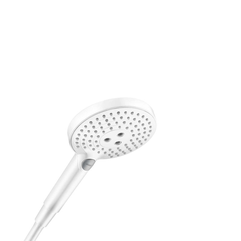 Raindance S Powder Rain Handheld Shower Head with Select, Matte White, 1.75 GPM