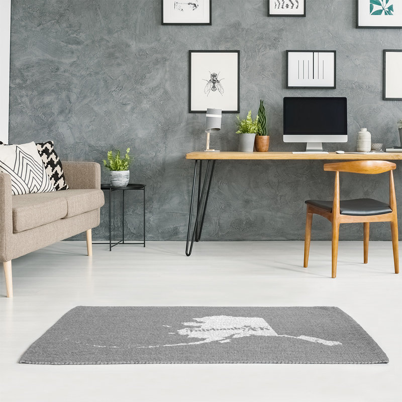 Tapis en poly-chenille fairbanks alaska, Rectangle 4 pi x 6 pi