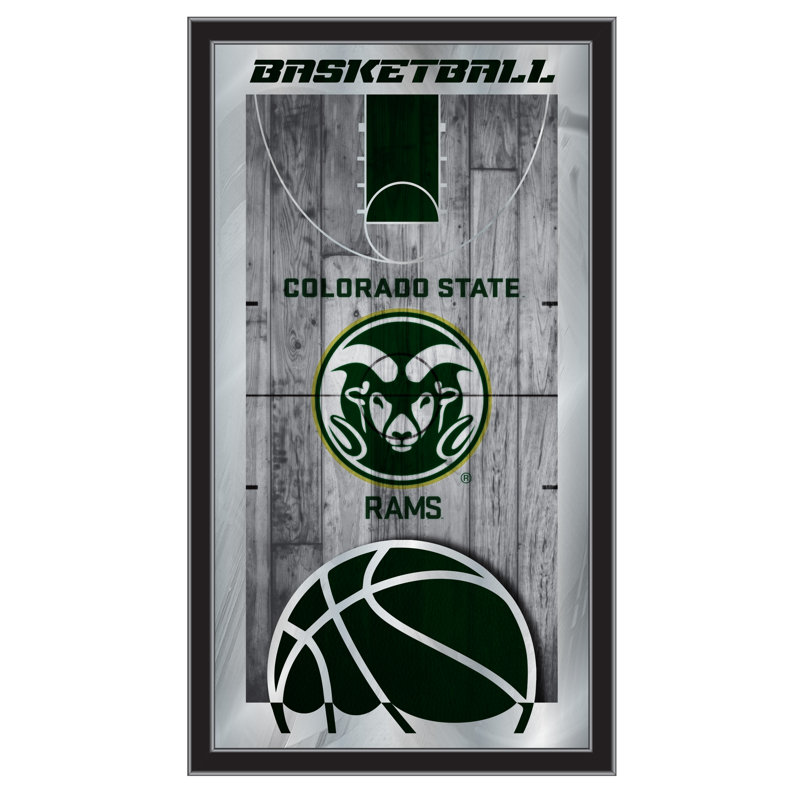 « basket mirror », impression encadrée NCAA, Colorado State
