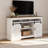 58'' Media Console TV Stand for TVs Up to 70" - Farmhouse Modern Style with Sliding Doors & Adjustable Shelves-999329758
