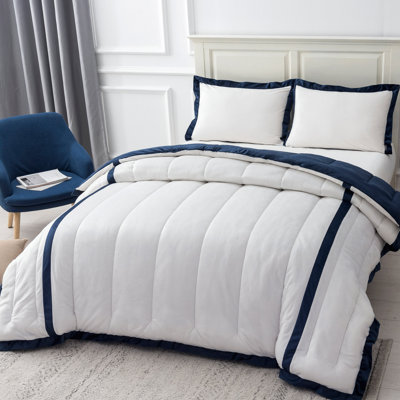 Ensemble d’édredon réversible