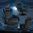 Faux Leather Swivel Recliner-46773501