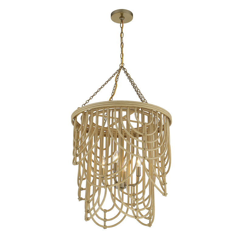 Luminaire suspendu à niveaux unique 4 lumières