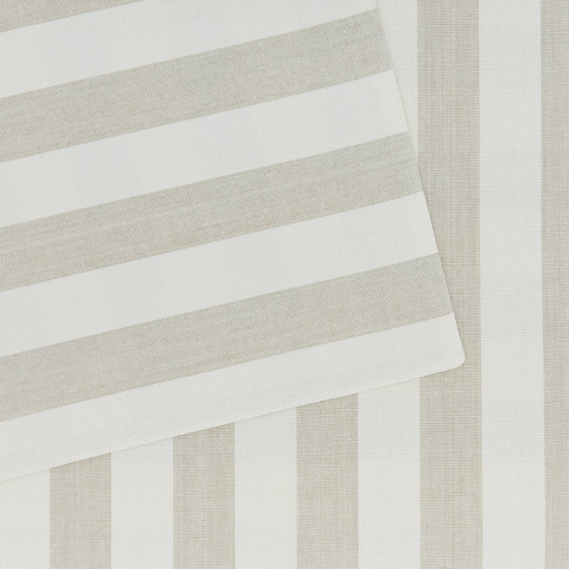 Essential Striped Placemat, Ivory/Flax