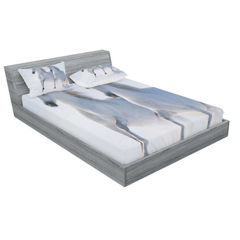 Microfiber Sheet Set, Queen Sheet Set with Fitted Sheet