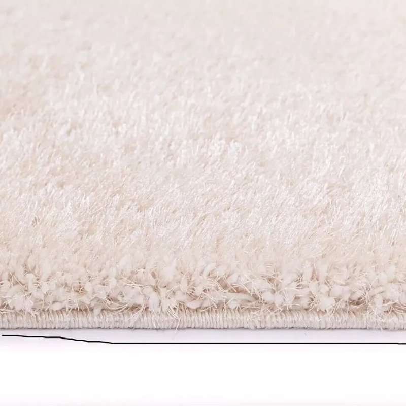 Solid Colour Shag Area Rug, Rectangle 60 x 110cm