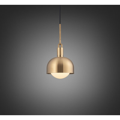 Luminaire suspendu fourche / abat-jour / globe