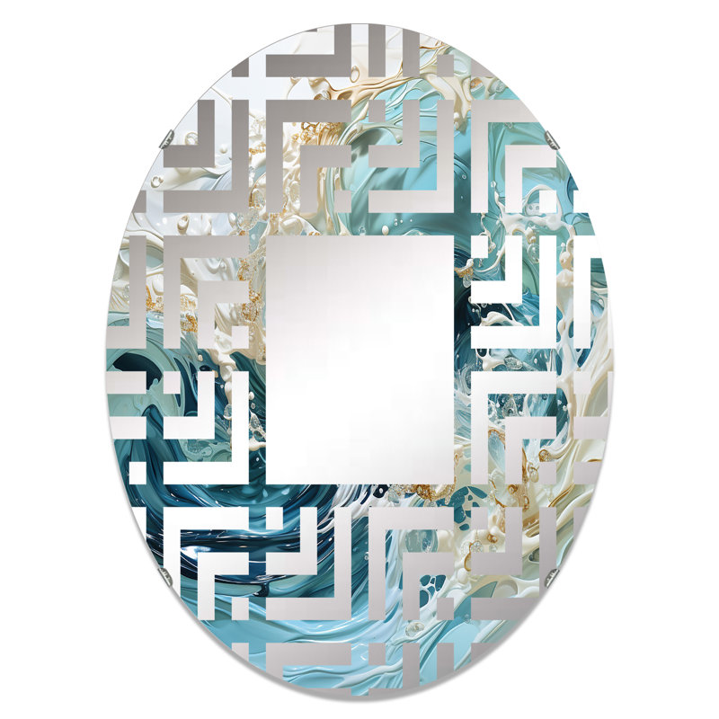 Miroir décoratif Ocean Charm, 35,4 po x 23,6 po