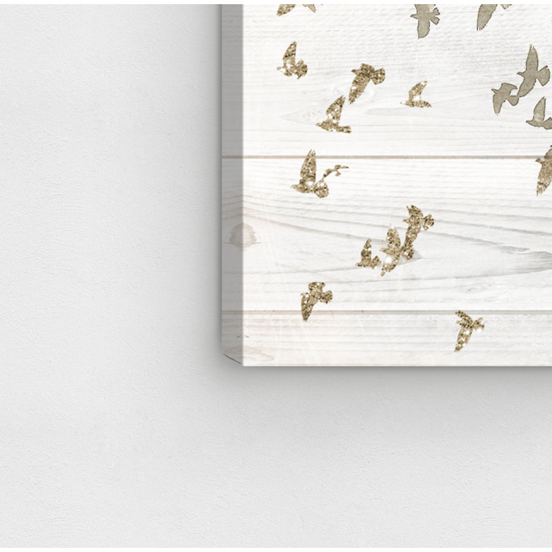 «Birds Fly High» par Oliver Gal, reproduction, H 30 po x l 45 po x P 0,5 po, Toile