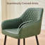 Seaham Upholstered Faux Leather Dining Chairs with Arm-496983088