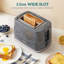 HOMCOM Kettle and Toaster Set with Limescale Filter Crumb Tray-122933126