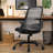 Ergonomic Mesh Home Office Chair with Armrests, Space-Saving Design and Steel Base-69795175-85464206
