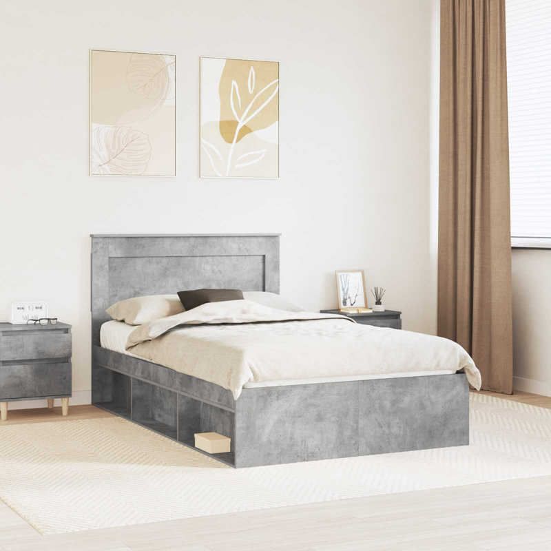 Solid Wood Bed, Concerte, Small Double (4')
