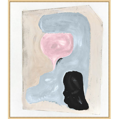 «Organic 3» par Mat Sanders, peinture sur toile à cadre flottant