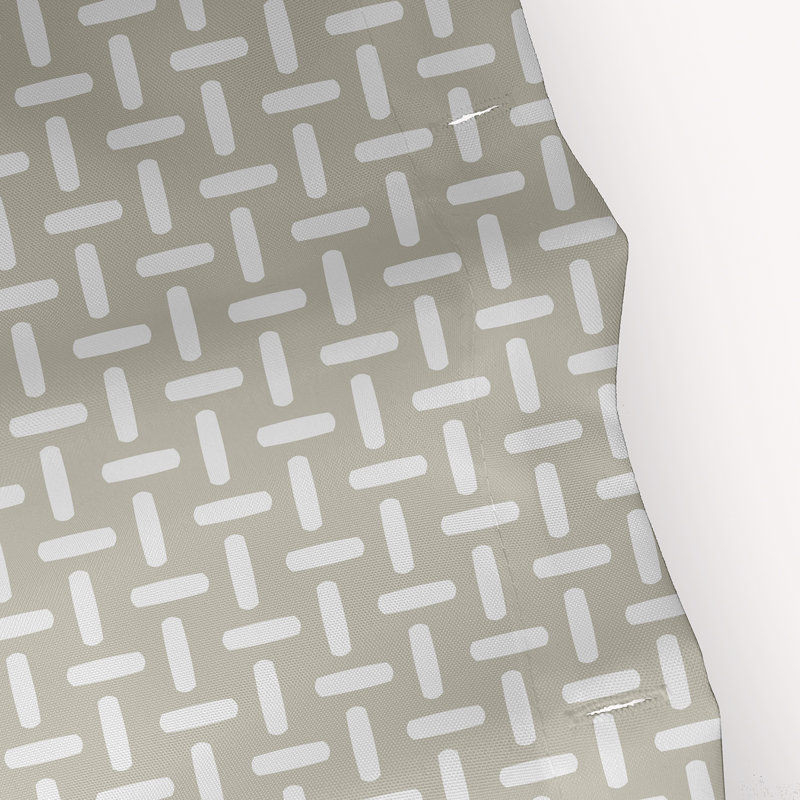 Floral Shower Curtain, Flax