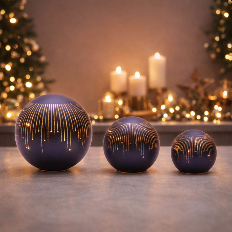 LED Frosted Star Globe