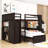 Crone Full Over Twin 2 Drawers Wood Bunk Bed with Shelves,Desk and Wardrobe-1754919595