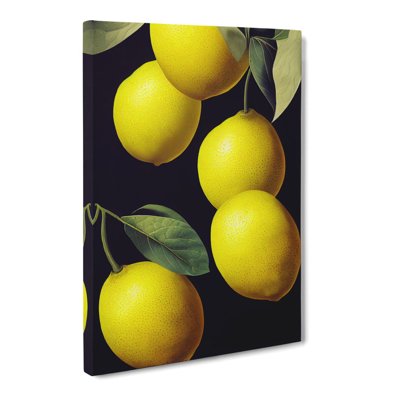 Lemon Fruit - Wrapped Canvas, 60cm H x 40cm W x 3cm D