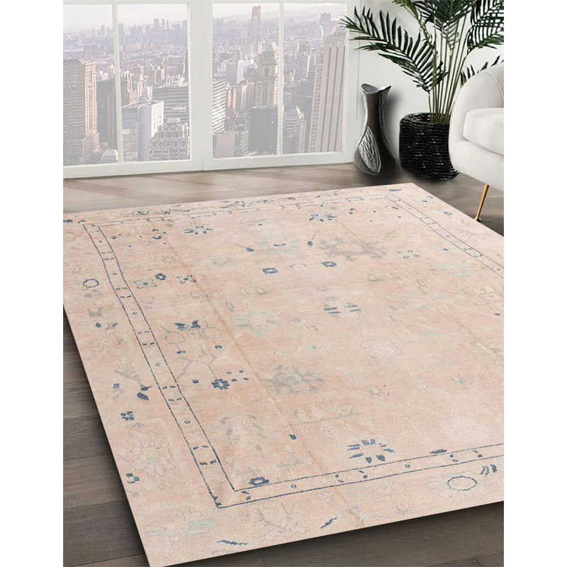 Tapis abstrait moderne 4320, Carré 8 pi