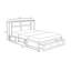 Lit-armoire avec grand lit Luka-21192577