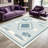 Soft Sky Blue Modern carpet-easy to clean, machine-washable, soft and comfortable; suitable for door mats, kitchens, living rooms, bedrooms, corridors, and laundry areas. Easy to clean, durable carpet for home decoration.-129515223
