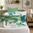 6 PCS Full/Queen Comforter Set, Green